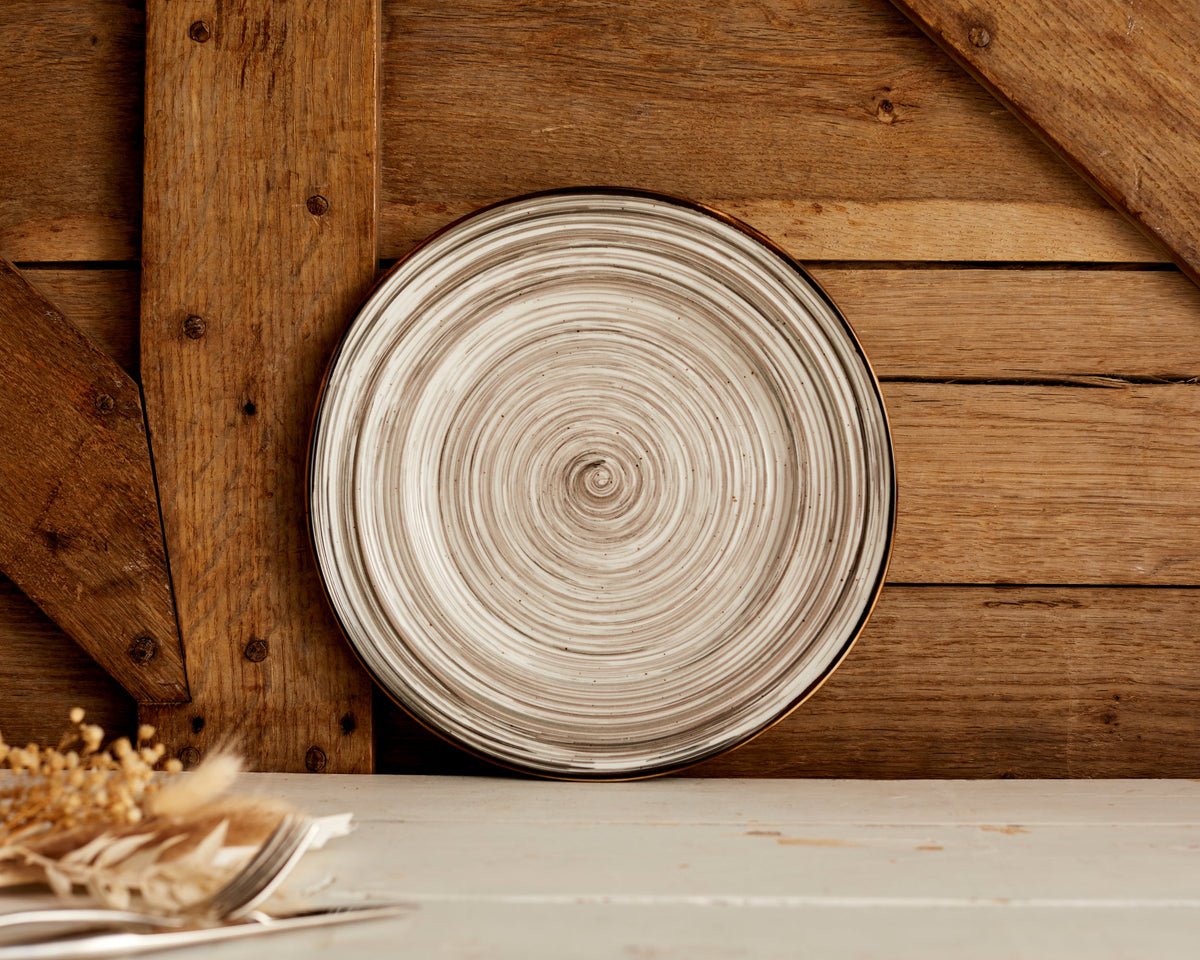 Hanoi Porcelain Round Dinner Plate-0