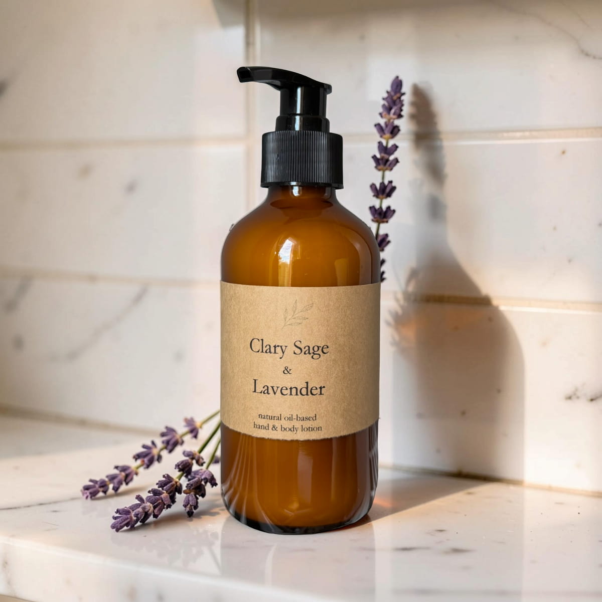 Clary Sage and Lavender Hand & Body Lotion-1